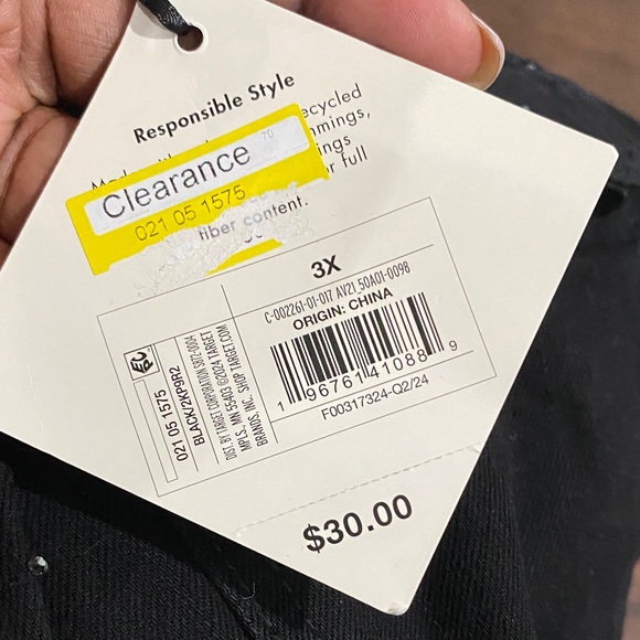 Ava & Viv Black Button-Up Shirt - Picture 3 of 4